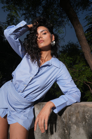 Mirage Button-Down Dress