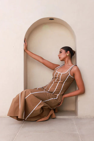 Cappadocia Caramel Dress
