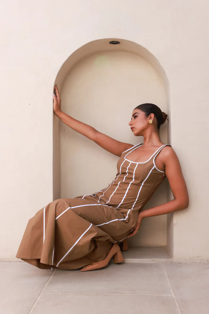 Cappadocia Caramel Dress
