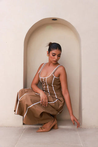 Cappadocia Caramel Dress