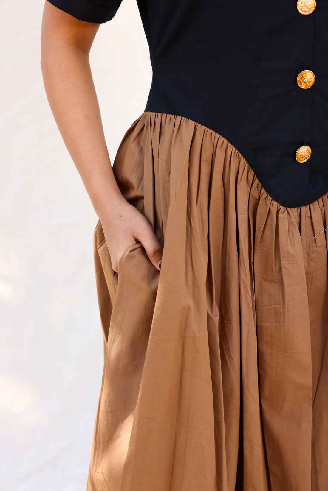 Aura Brown Dress