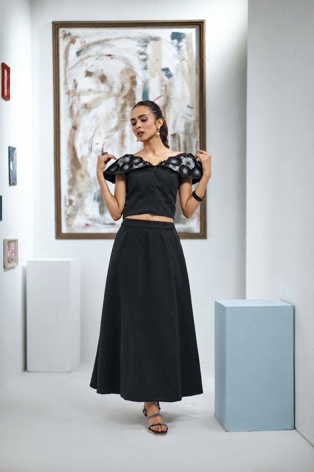 Bloom Burst Skirt Set