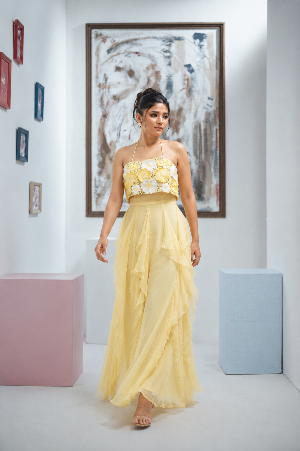 Flora Breeze Dress (Yellow)