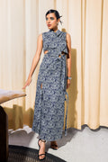 Printed Cutout Dress