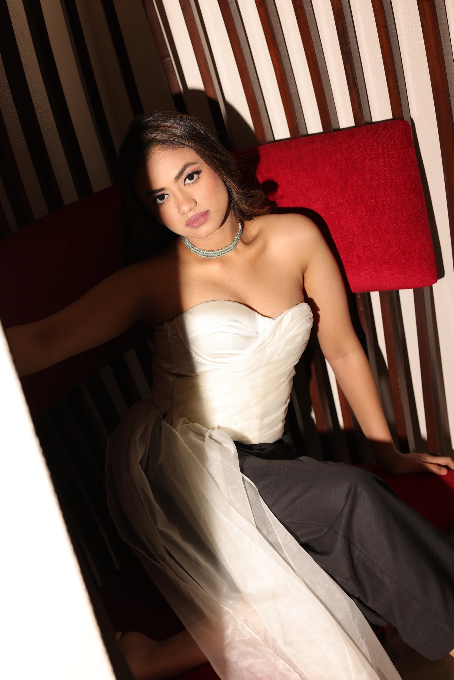 Senorita Draped Corset Top