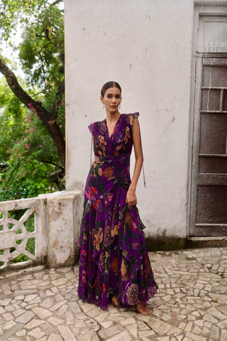 Jackora Organza Petal Dress