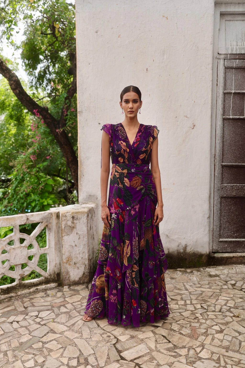 Jackora Organza Petal Dress