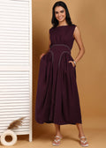 Prague Plum Dress