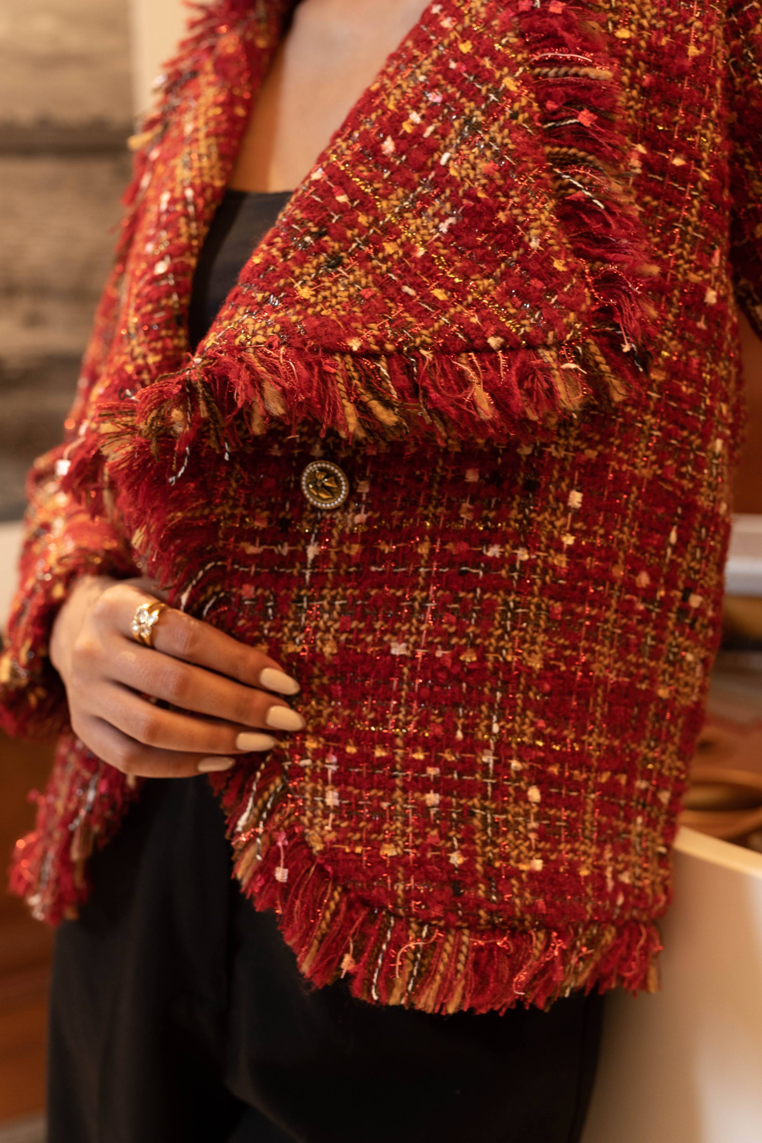 Sophia Tweed Wrap