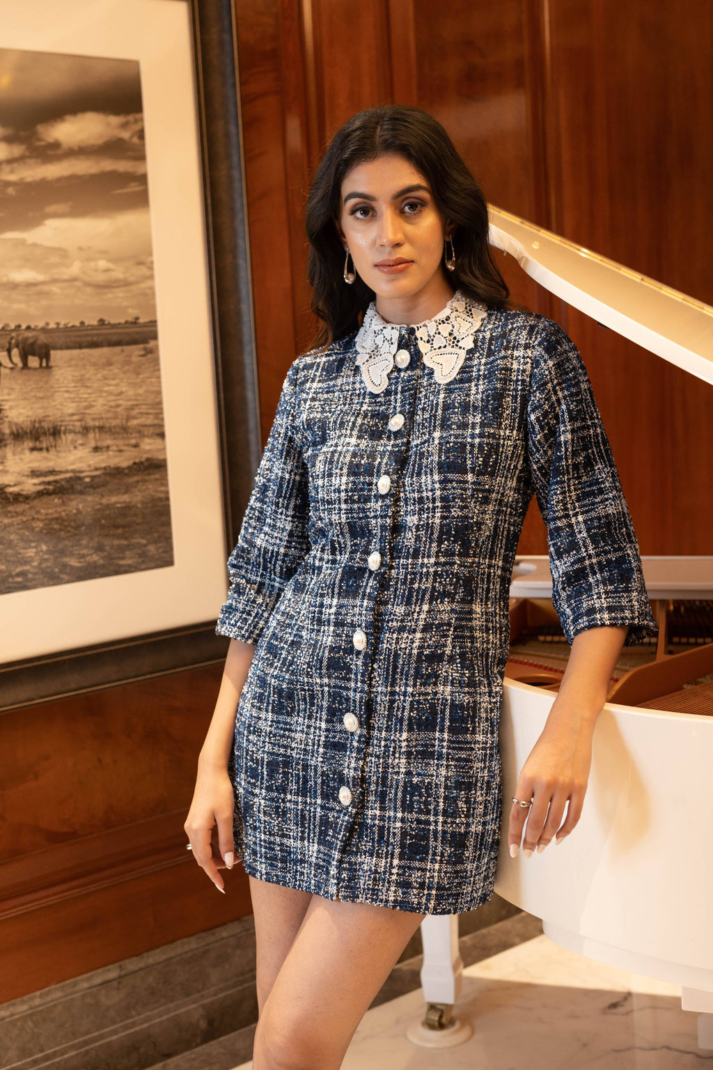 Chloe Tweed Dress