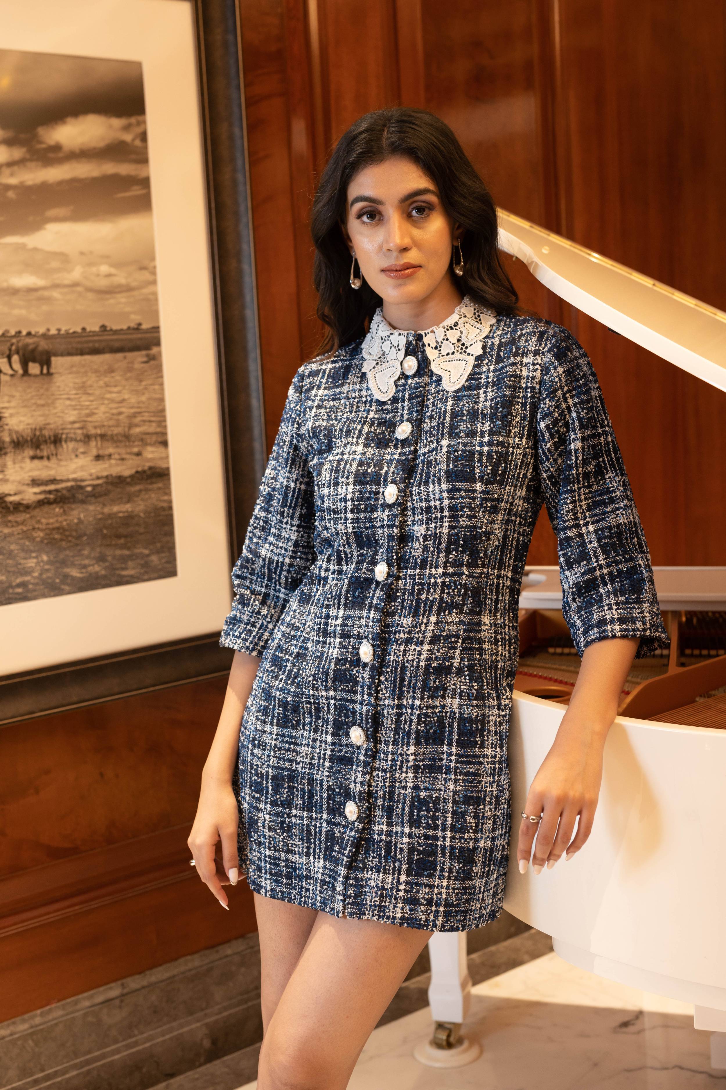 Chloe Tweed Dress