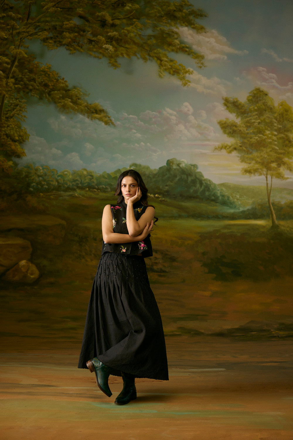 Onyx Maxi Skirt