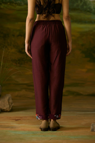 Crimson Printed Pant