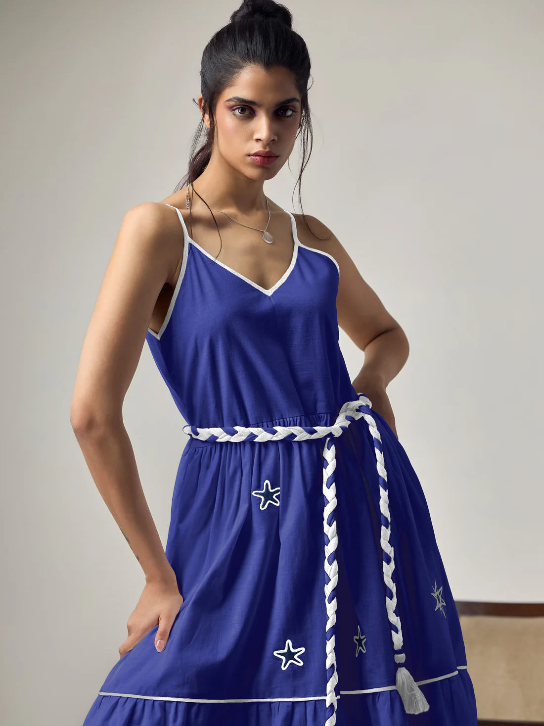 Blue Wave Maxi Dress