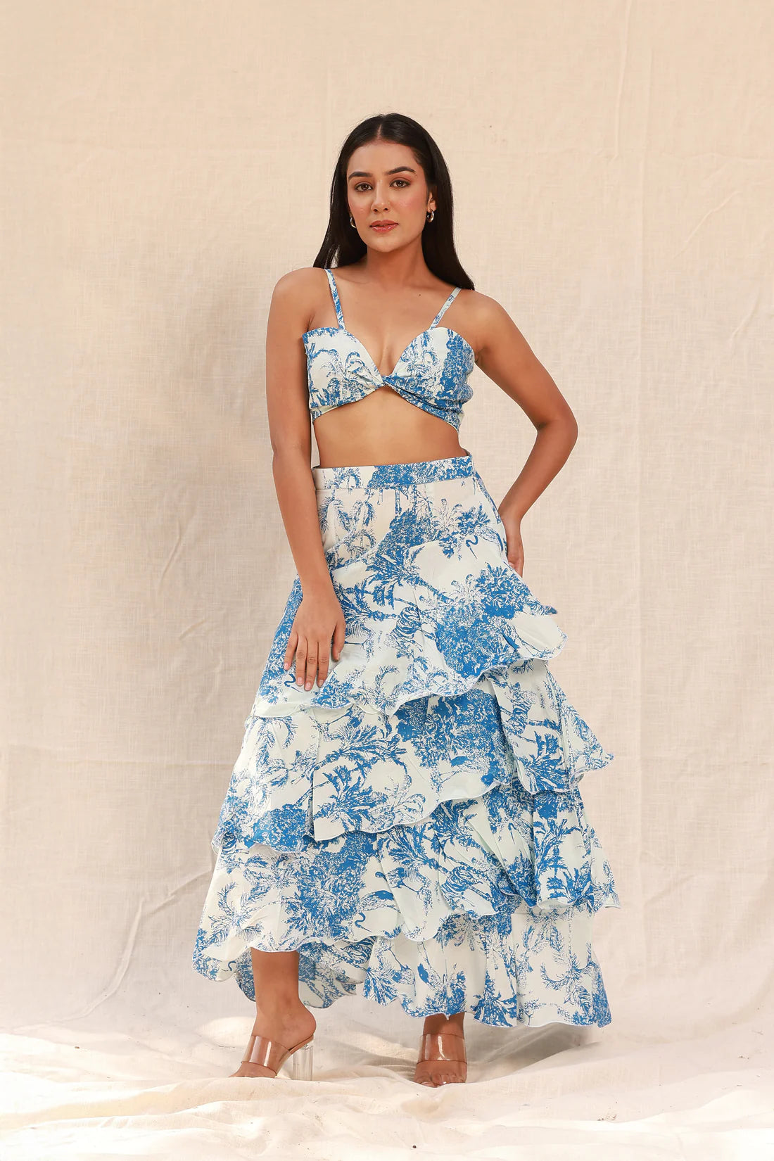 Opaline Layered Skirt Set