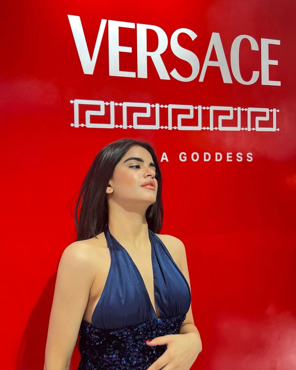 Blue Sapphire Midi Dress