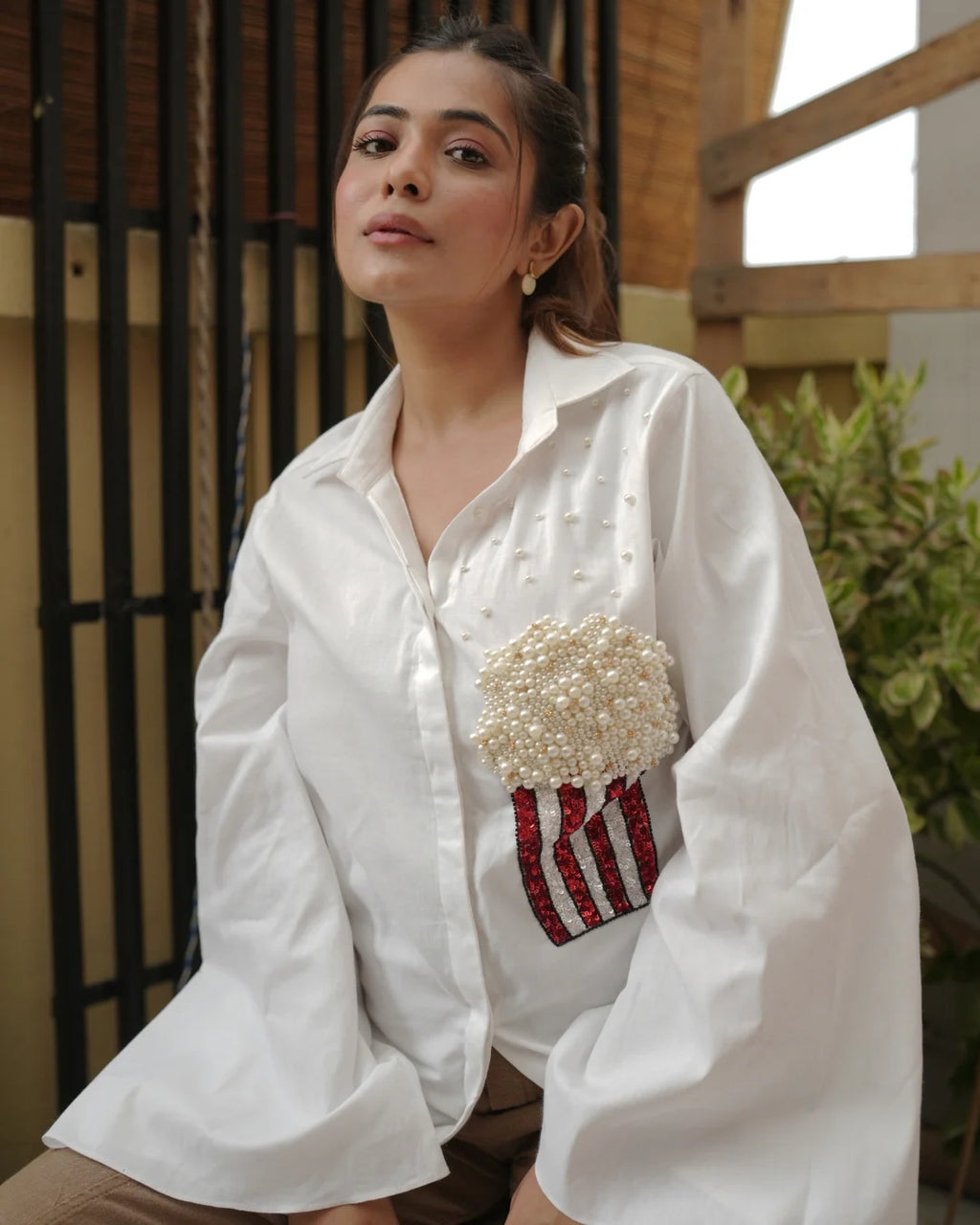 Playful Popcorn Shirt