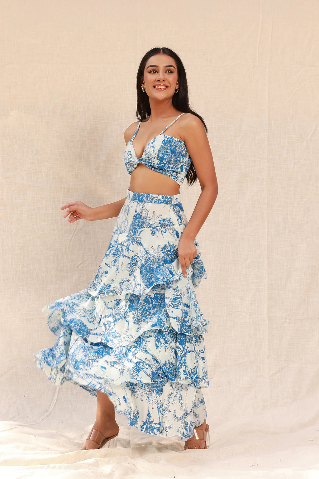 Opaline Layered Skirt Set