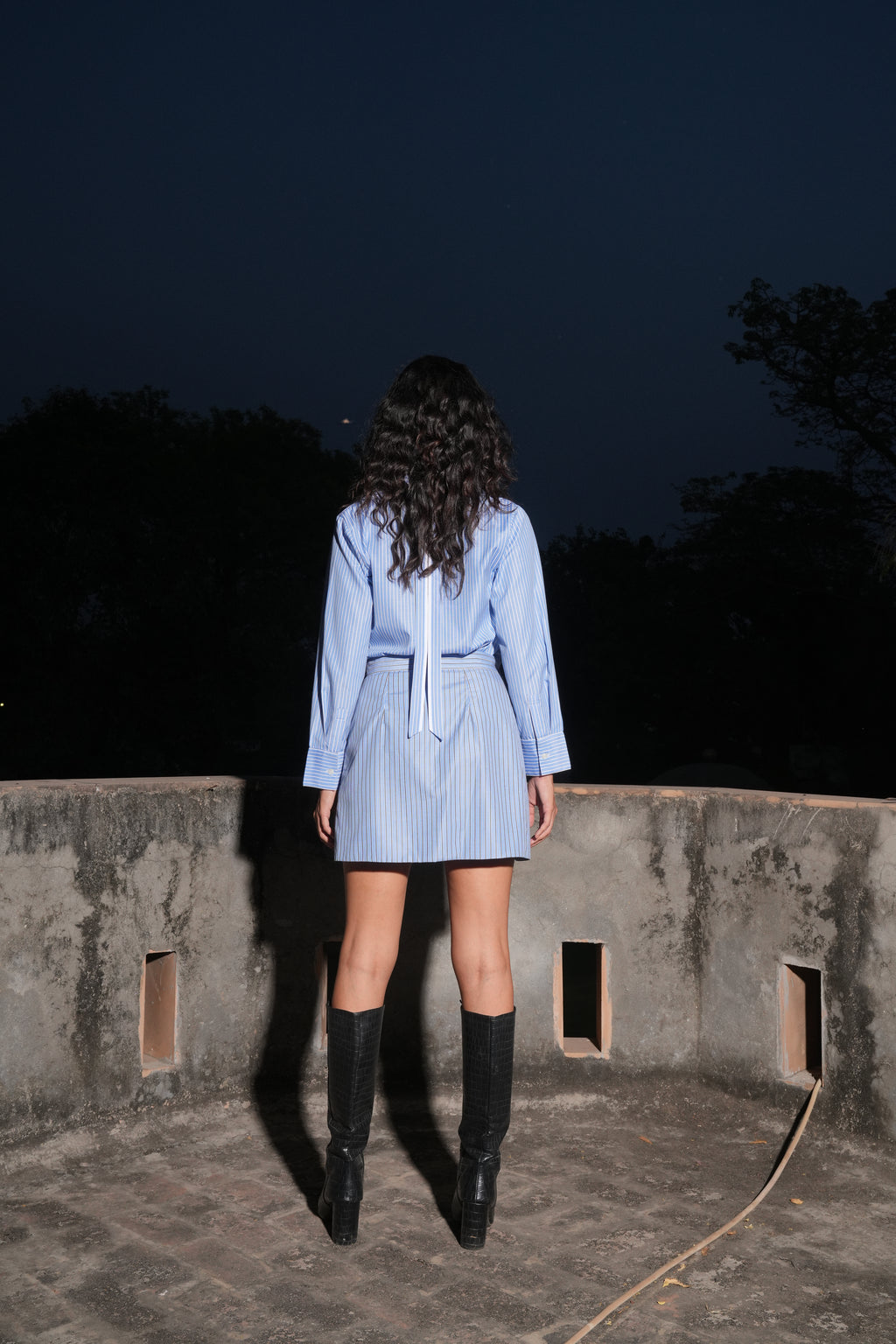 Mirage Button-Down Dress