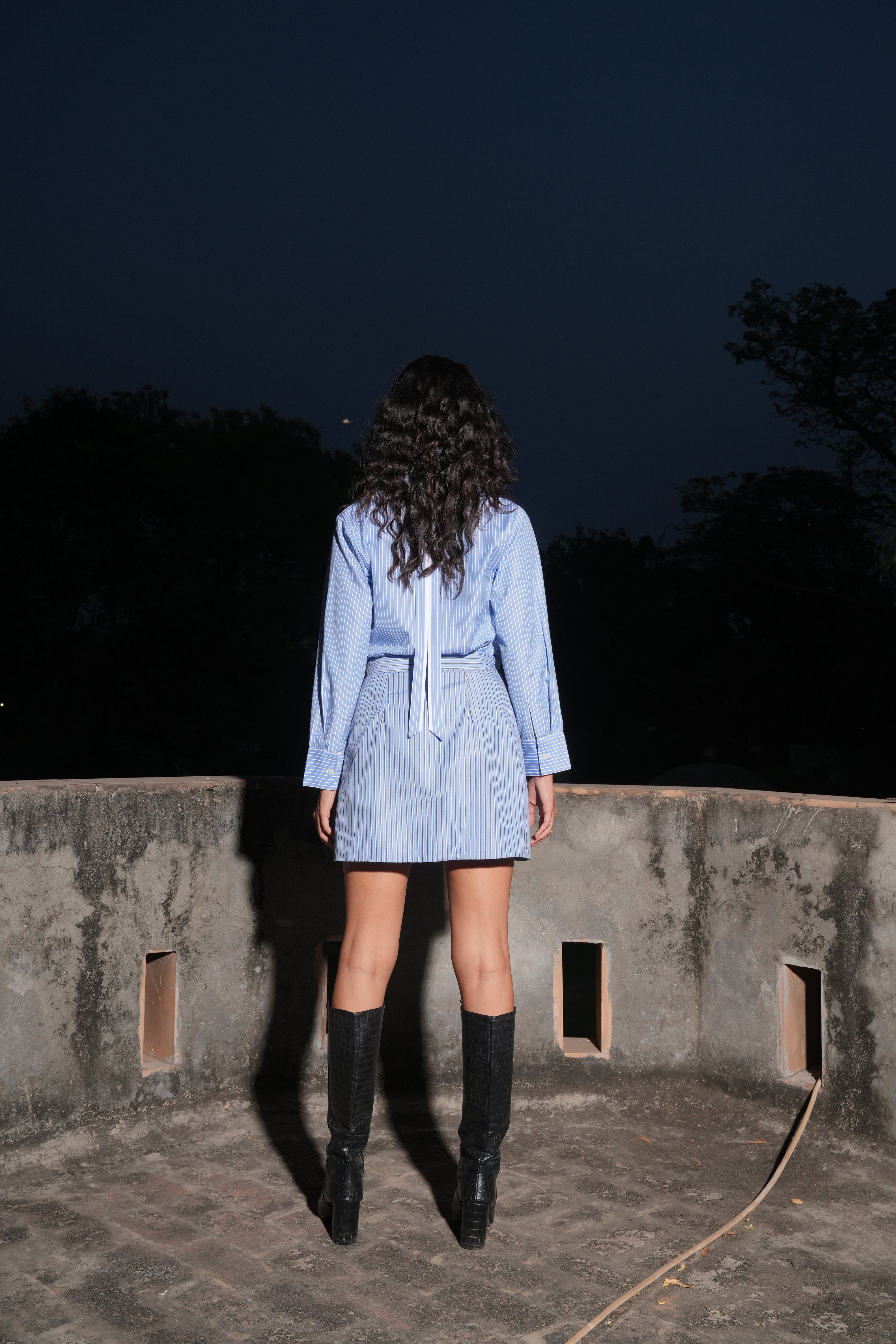 Mirage Button-Down Dress