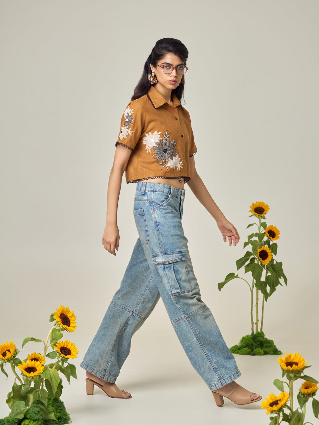 Sand Dunes Crop Shirt