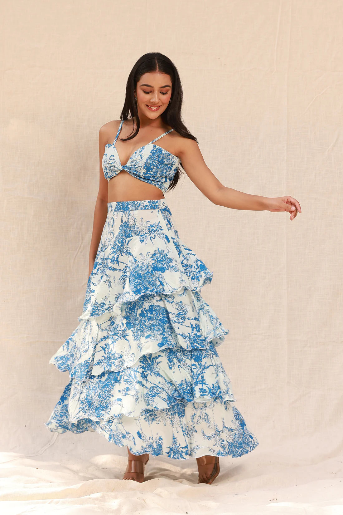 Opaline Layered Skirt Set