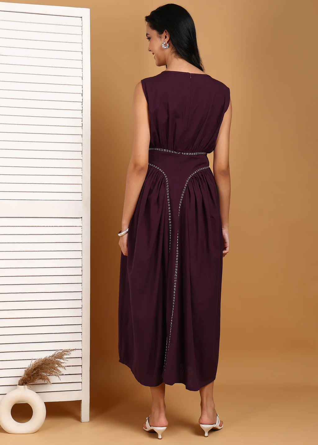 Prague Plum Dress