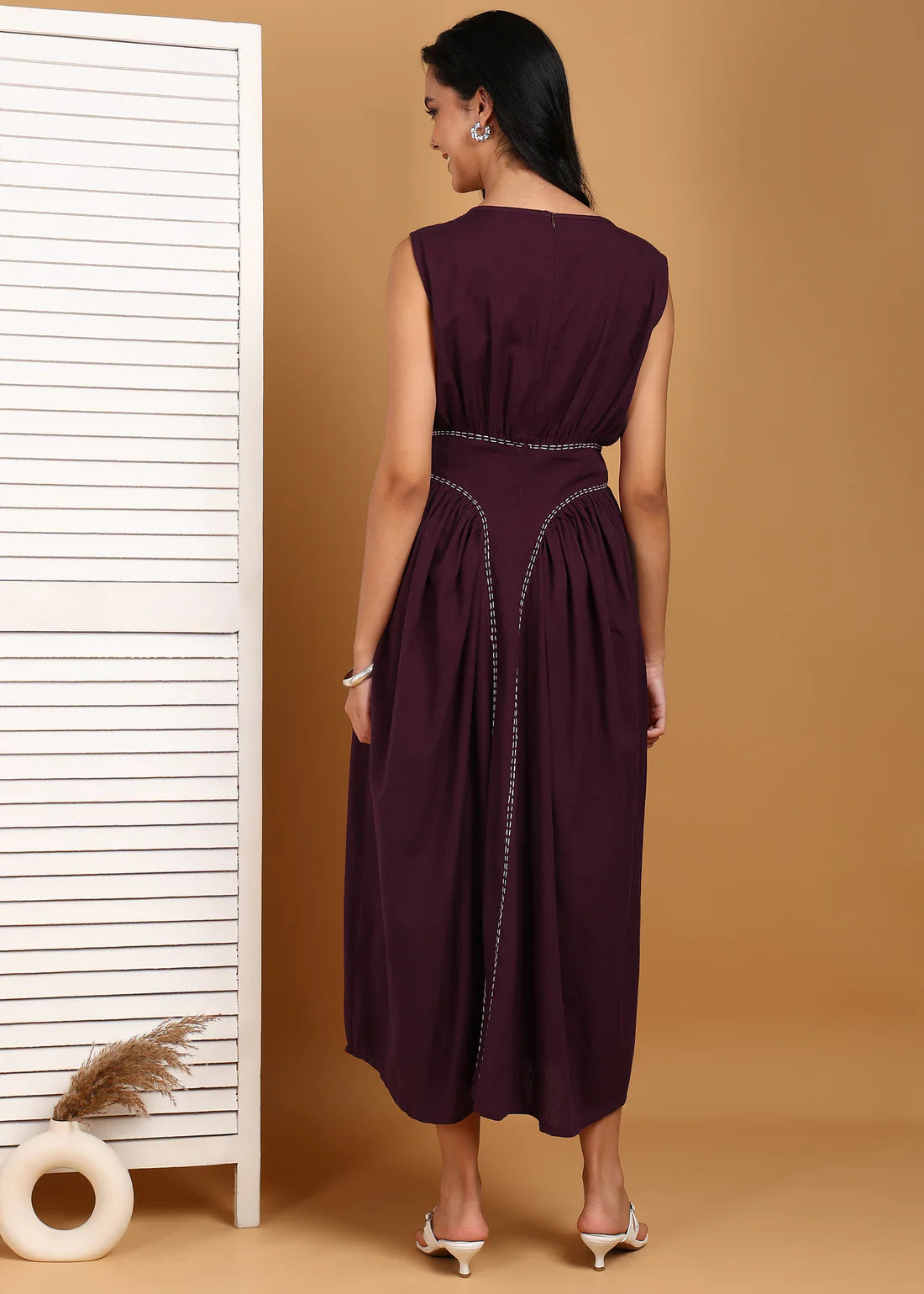 Prague Plum Dress