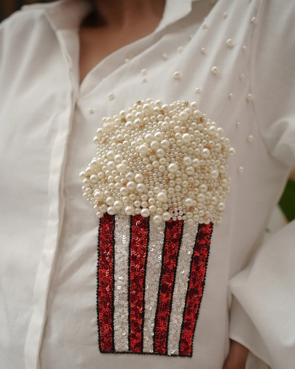 Playful Popcorn Shirt