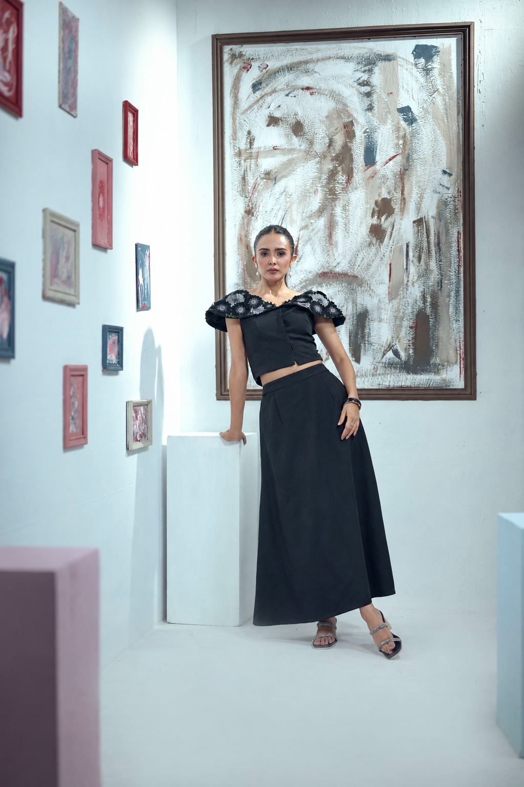 Bloom Burst Skirt Set