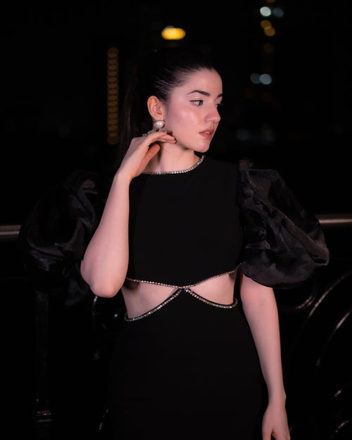 Audrey Rhinestone Gown