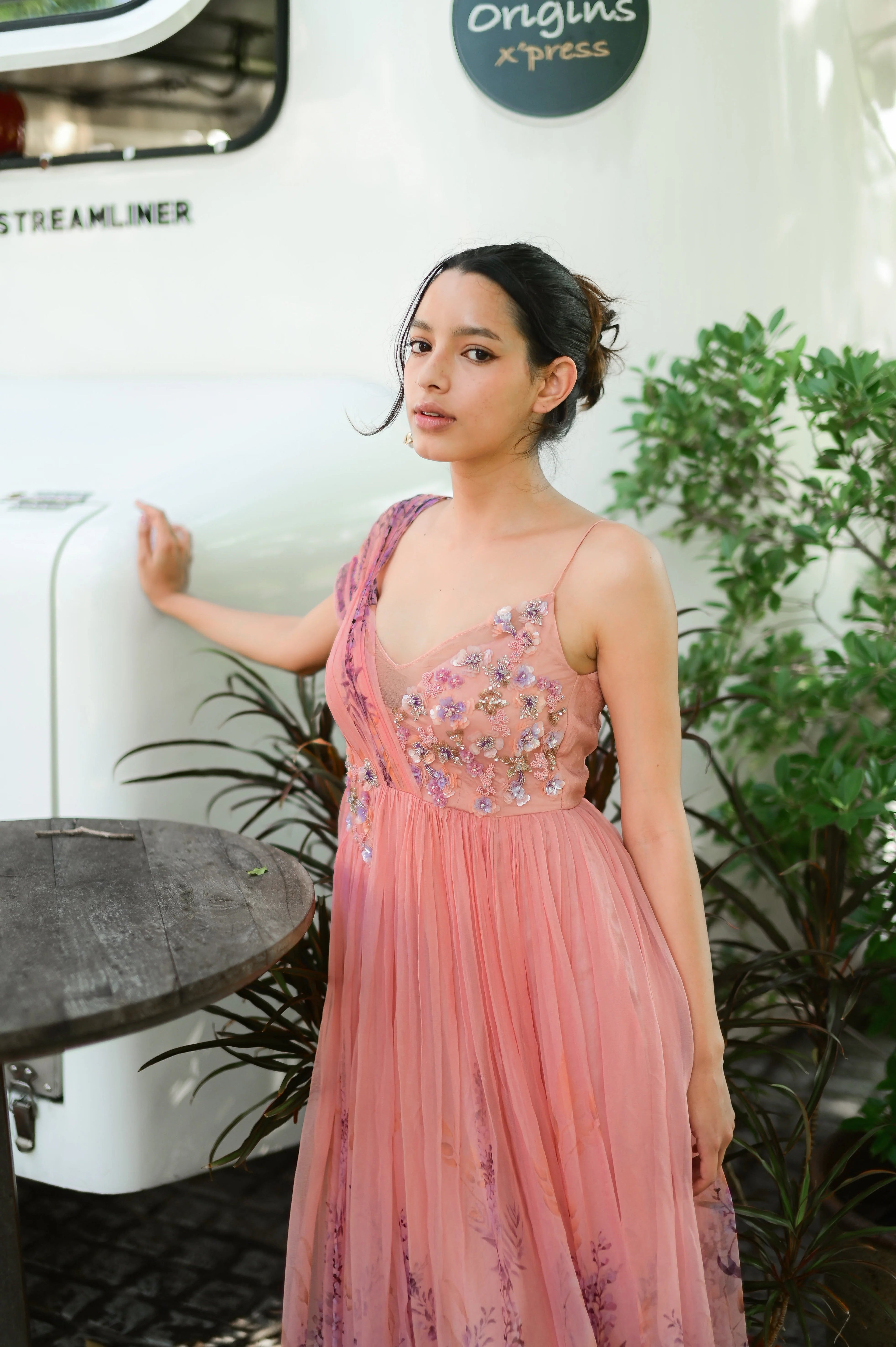Peach Bloom Serenade Dress