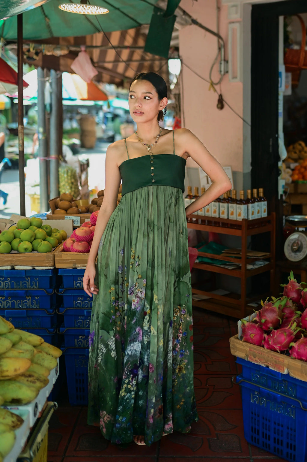 Green Lush Luxe Dress