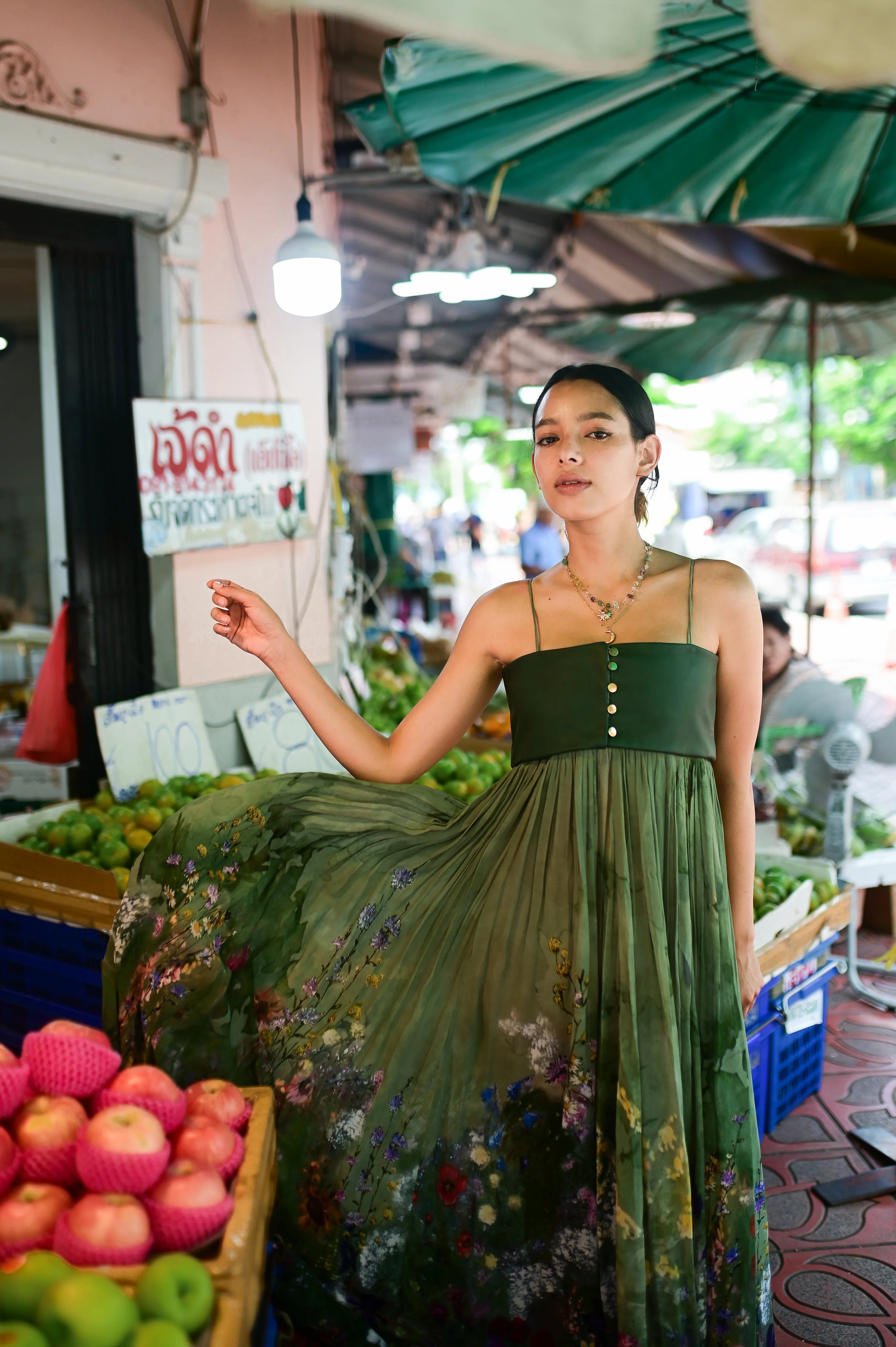 Green Lush Luxe Dress