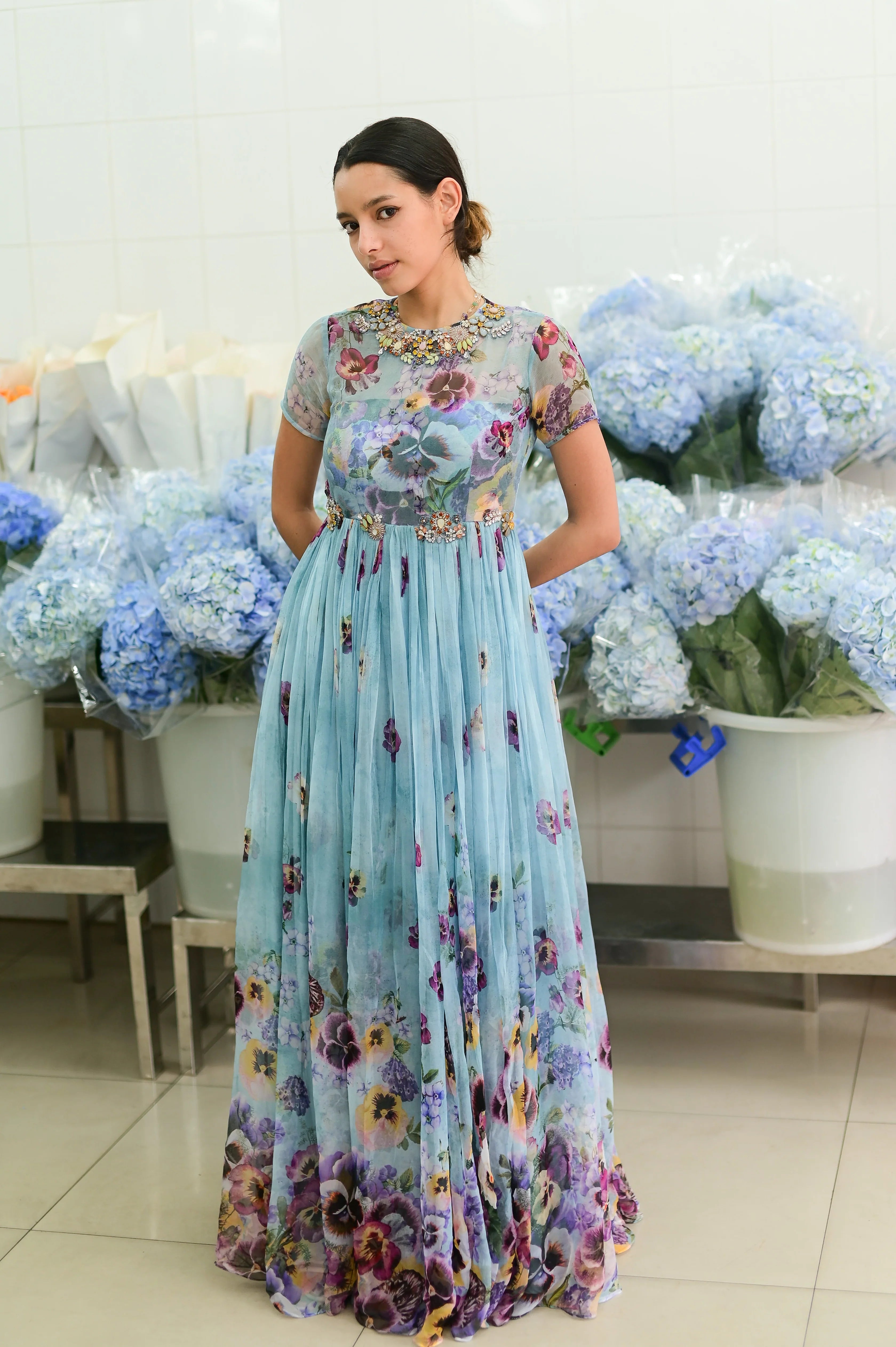 Cobalt Muse Evening Dress