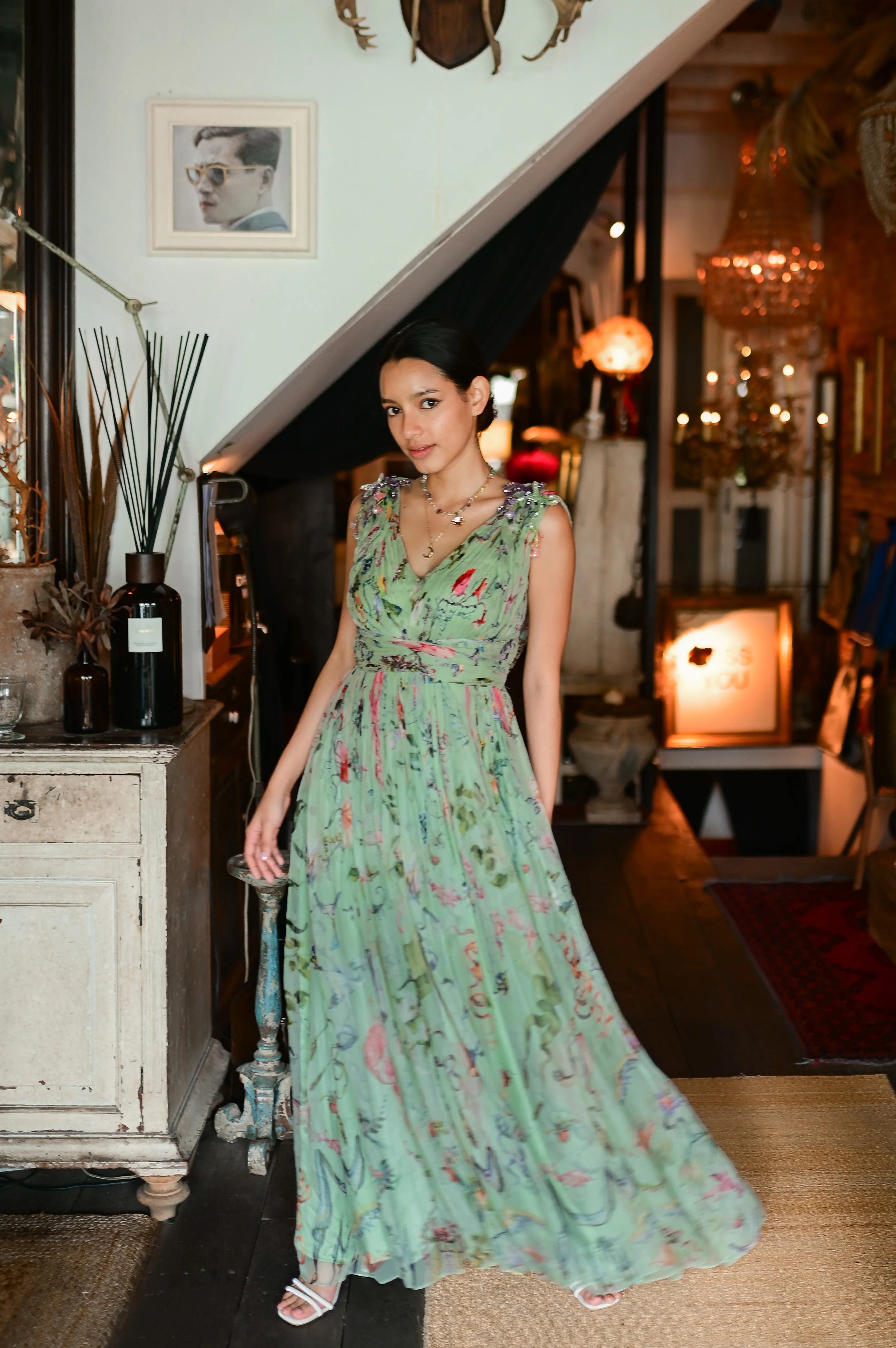 Sage Bloom Dress