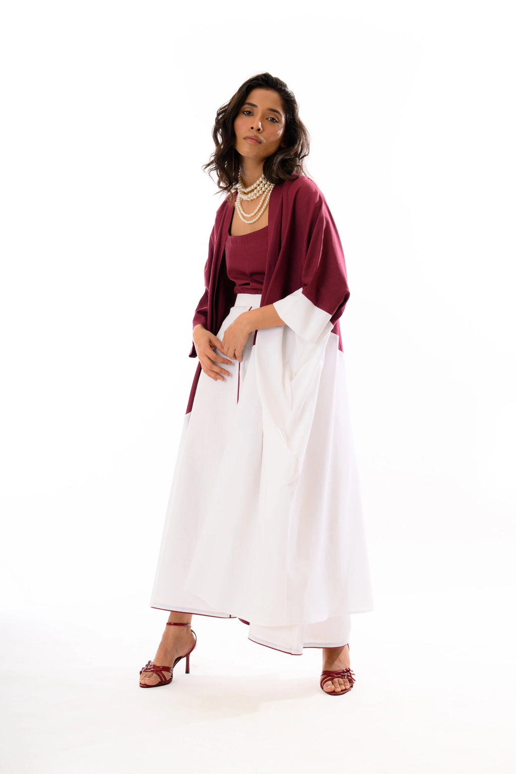 Crimson Drape Ensemble