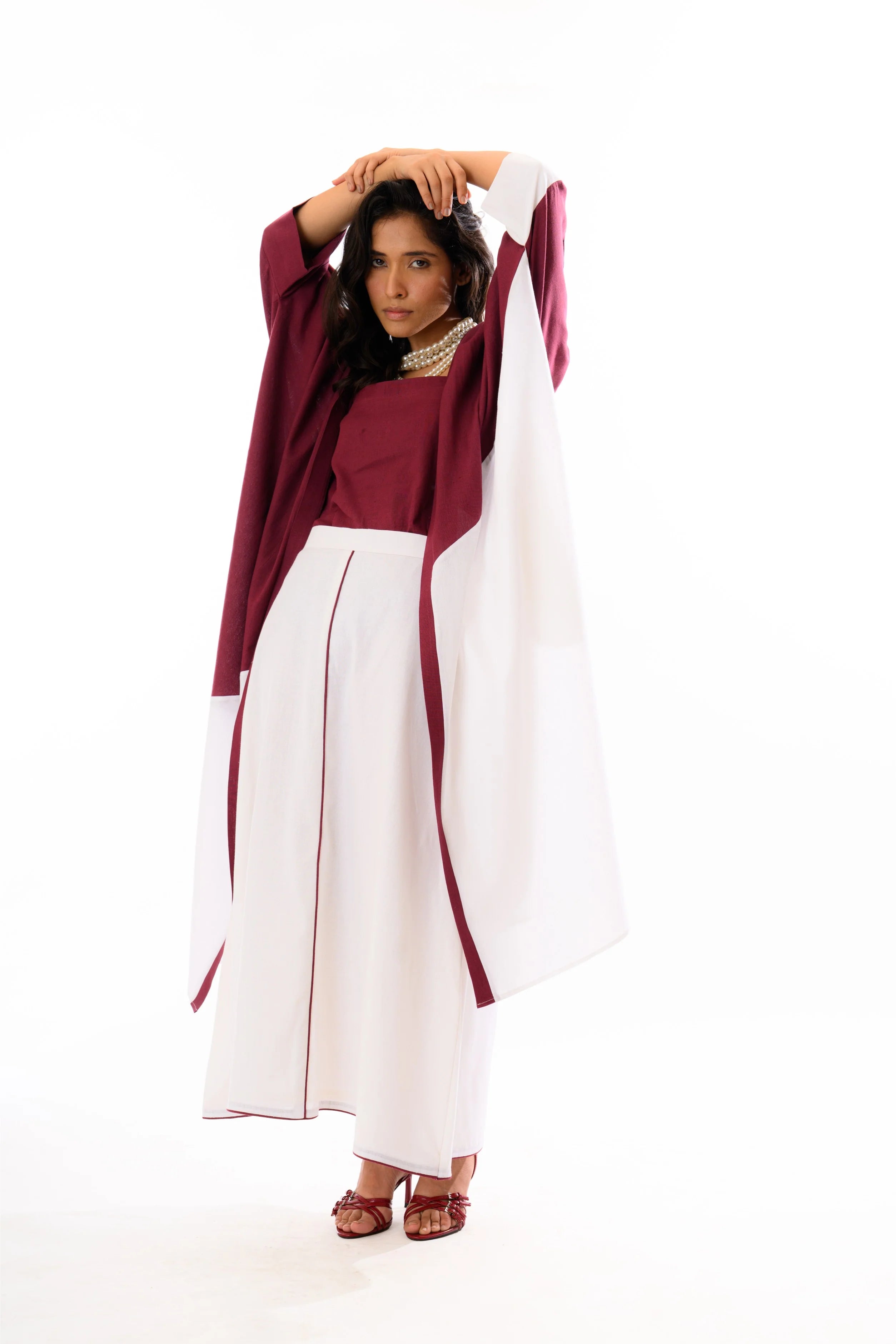 Crimson Drape Ensemble