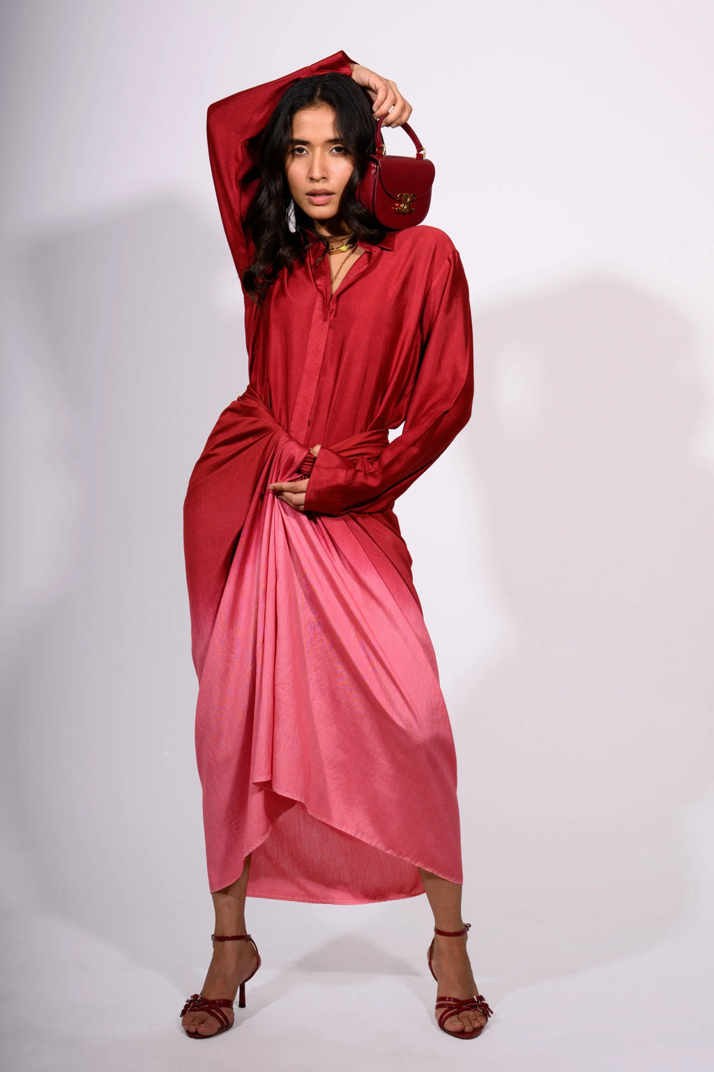 Crimson Drape Ensemble