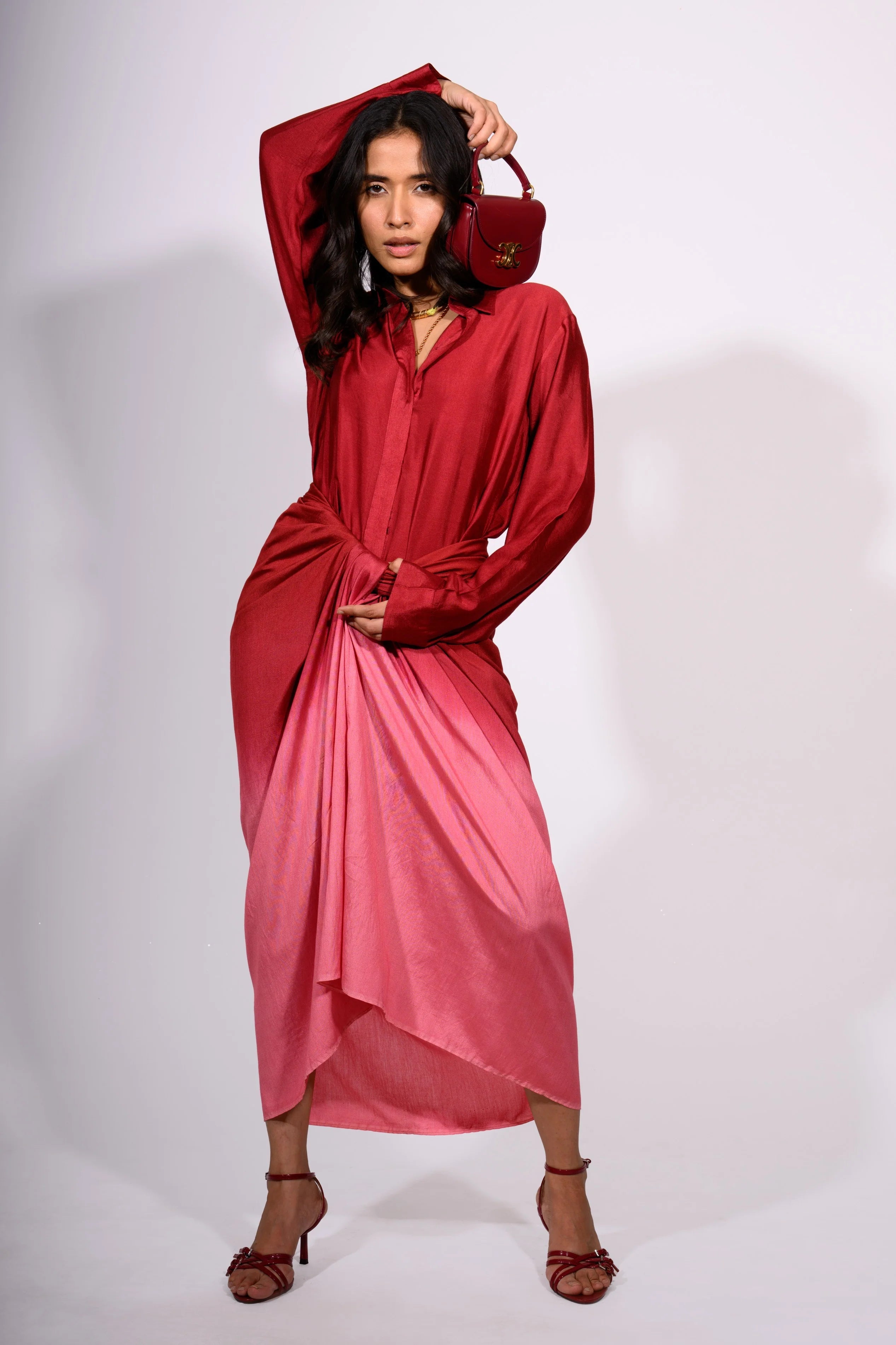 Crimson Drape Ensemble