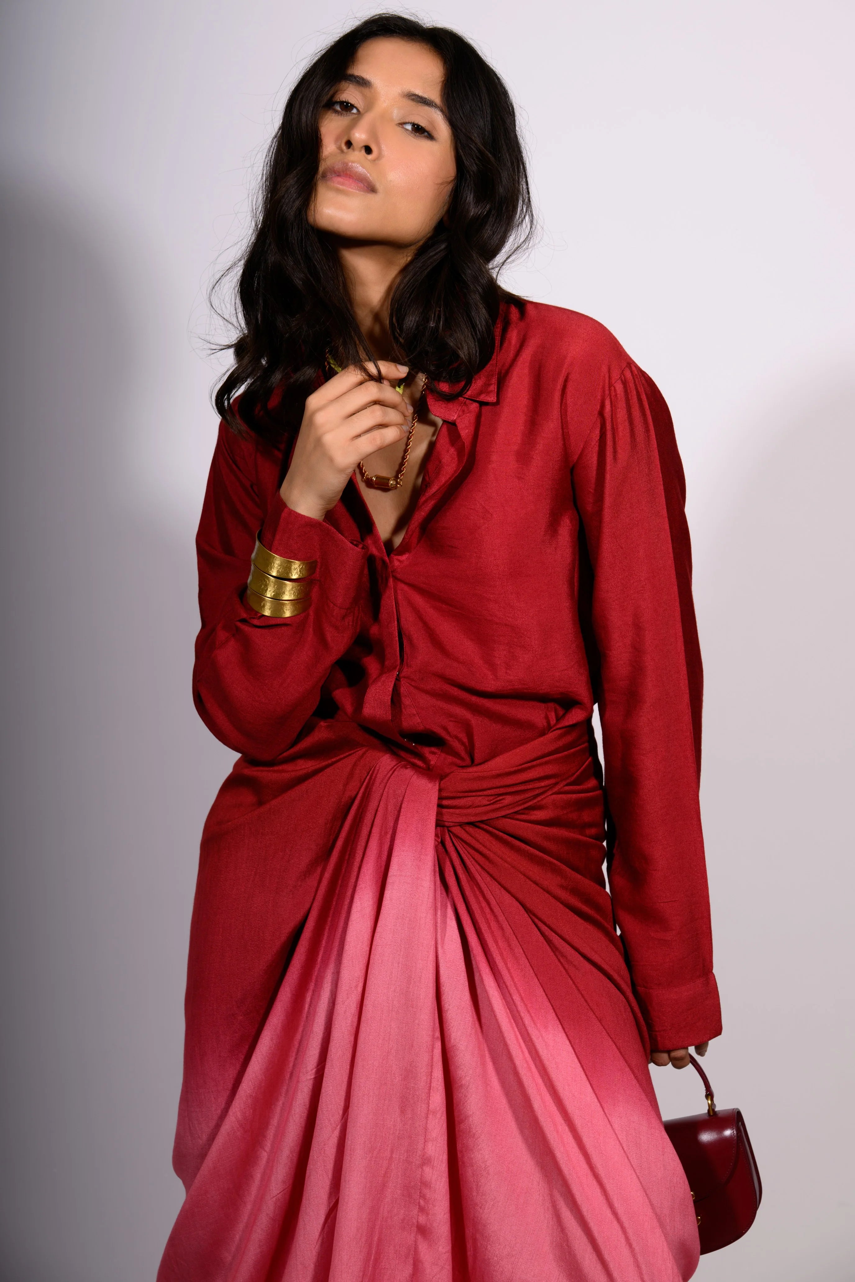 Crimson Drape Ensemble