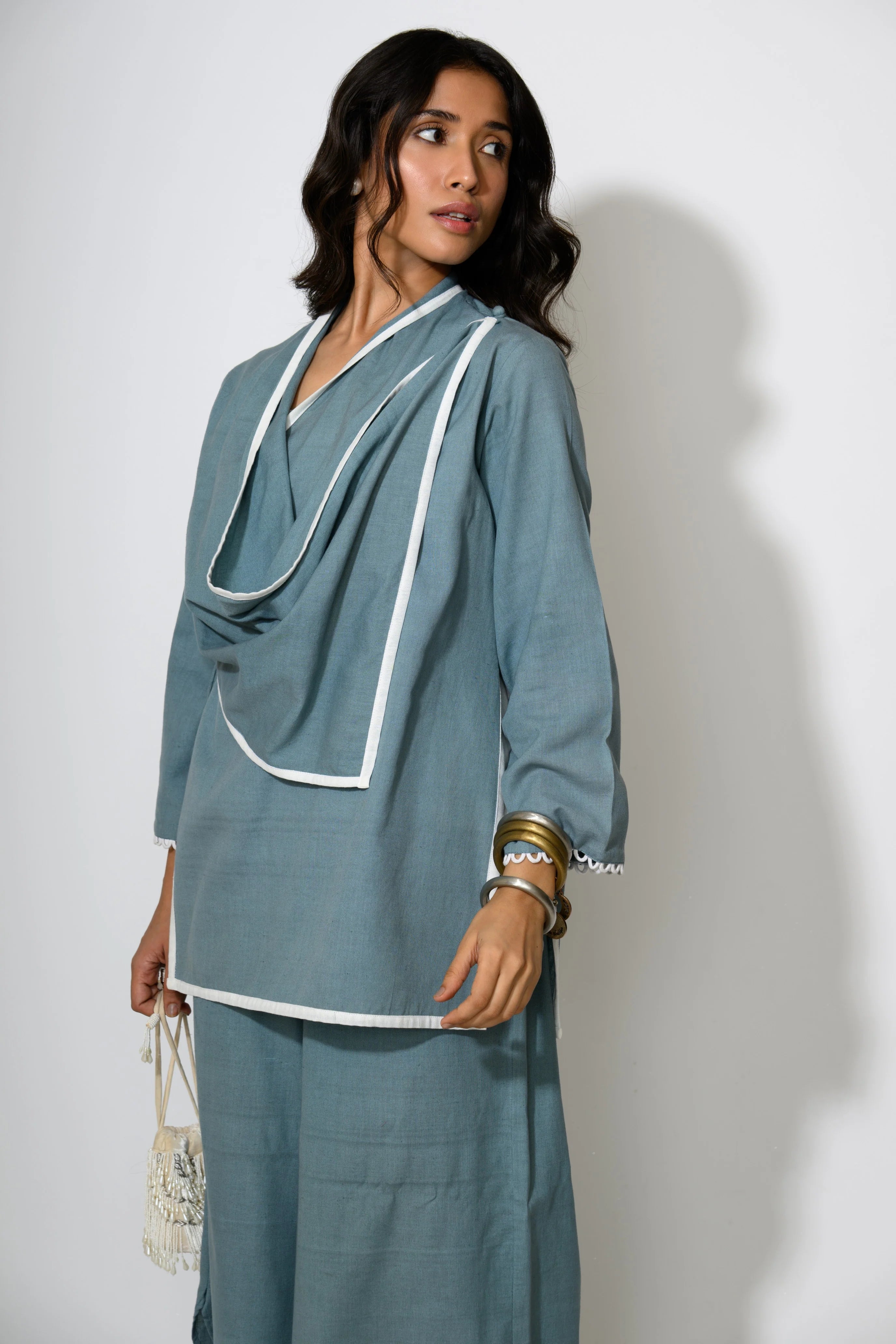 Azure Wrap Set