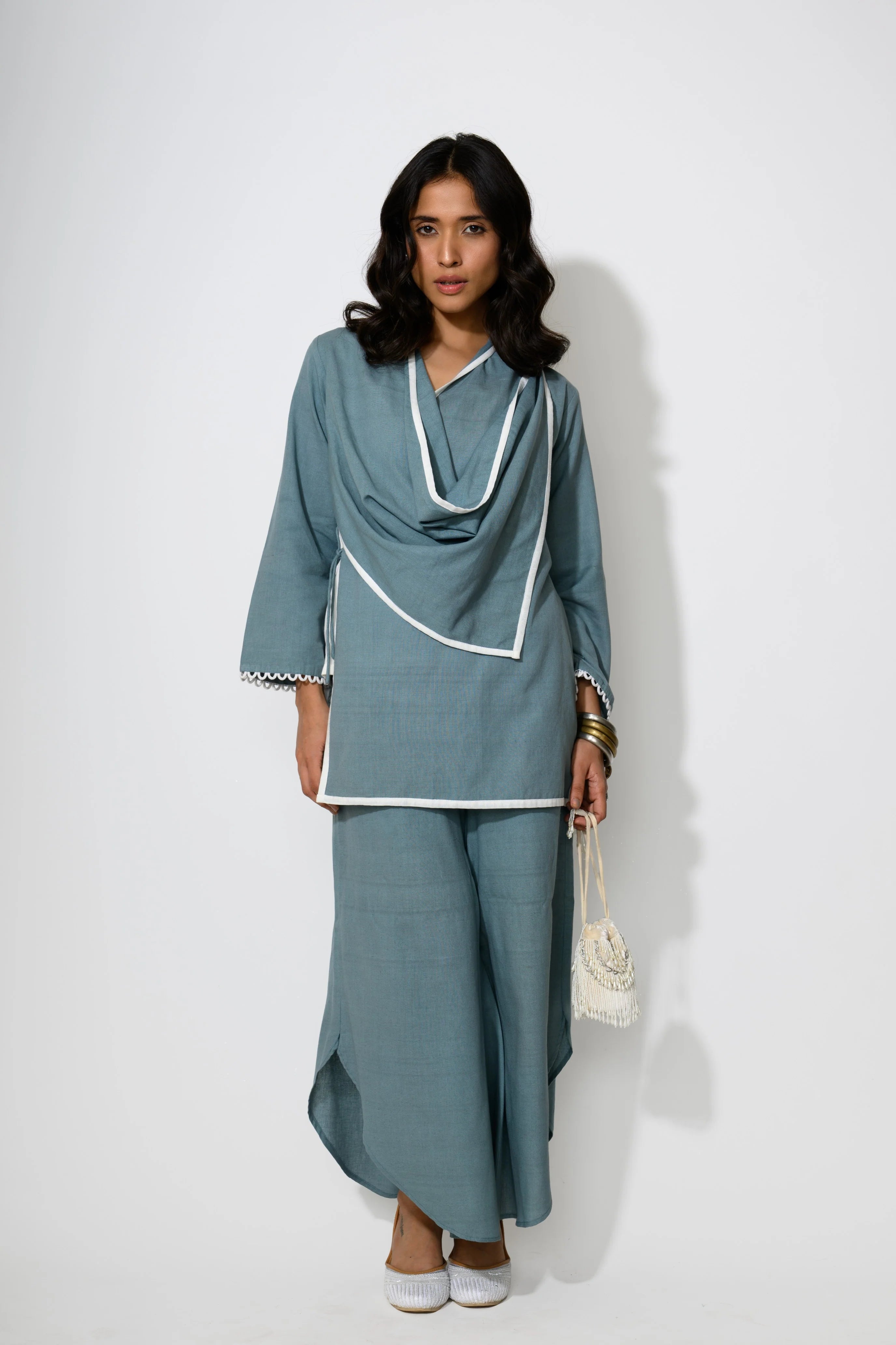 Azure Wrap Set