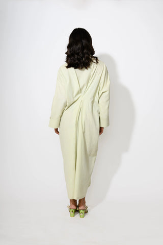 Elara Sculpted Shirt Dress
