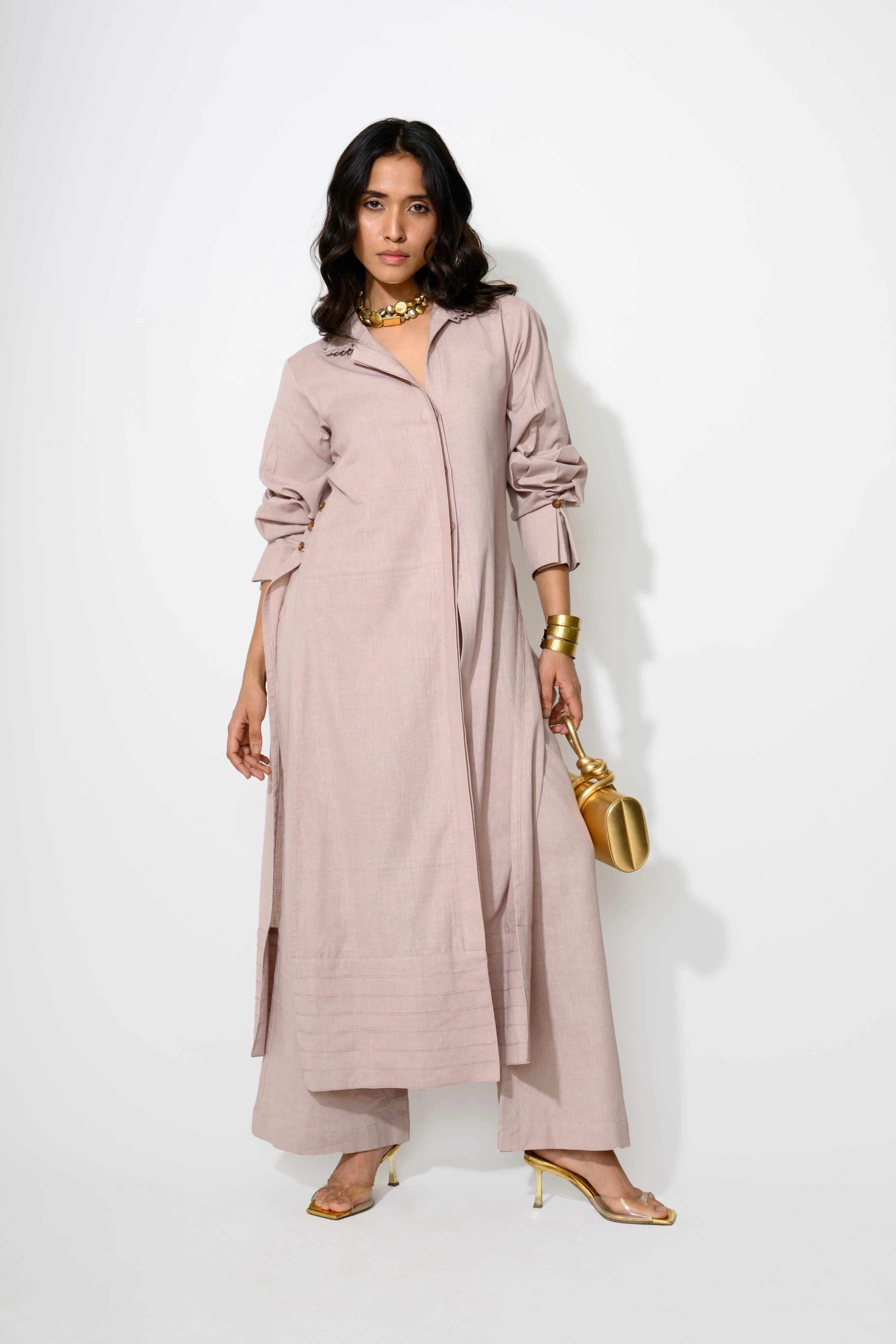 Rose Dusk Linen Set