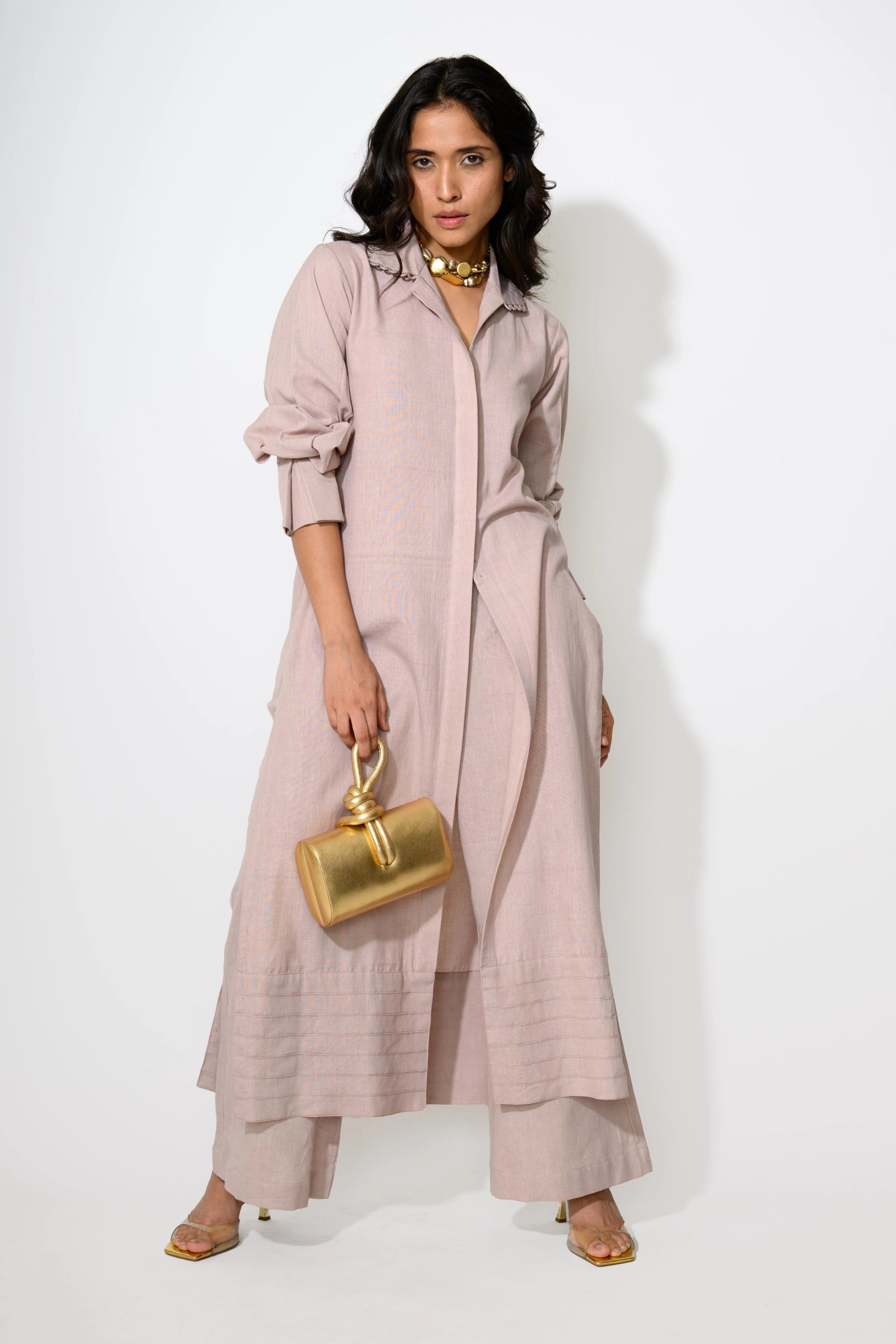 Rose Dusk Linen Set
