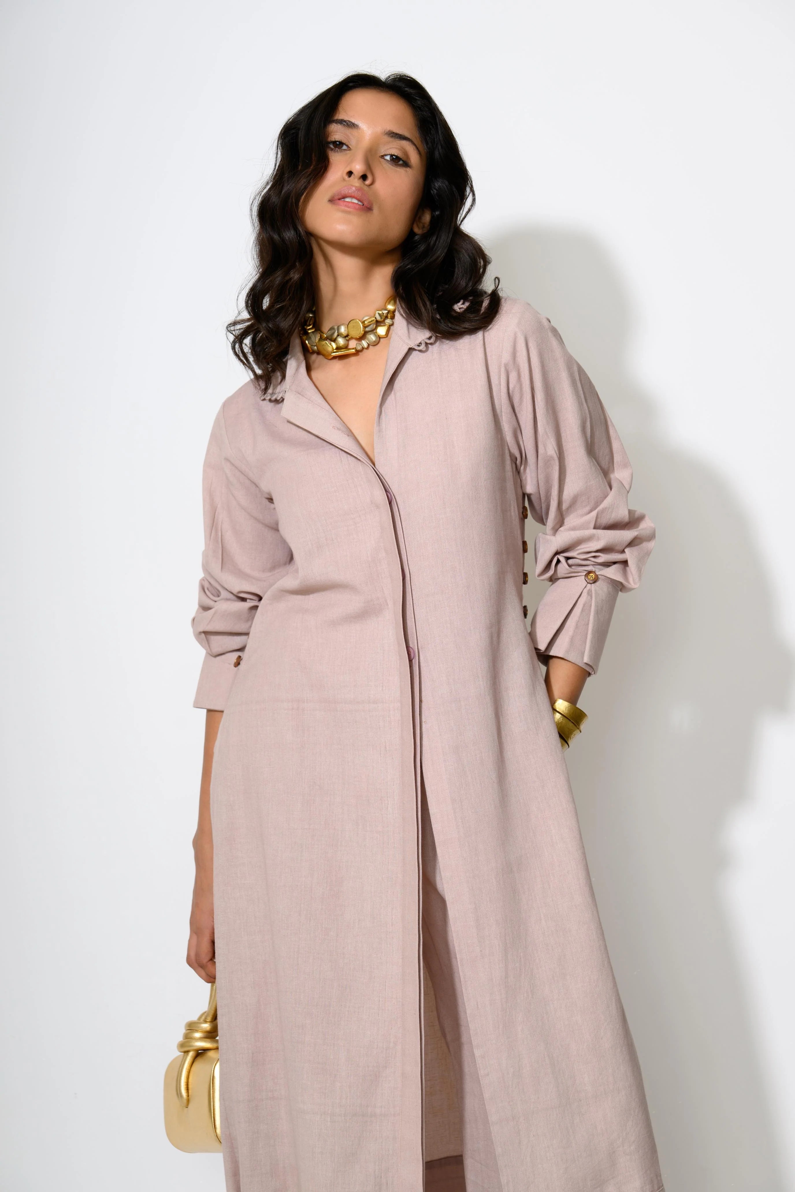 Rose Dusk Linen Set