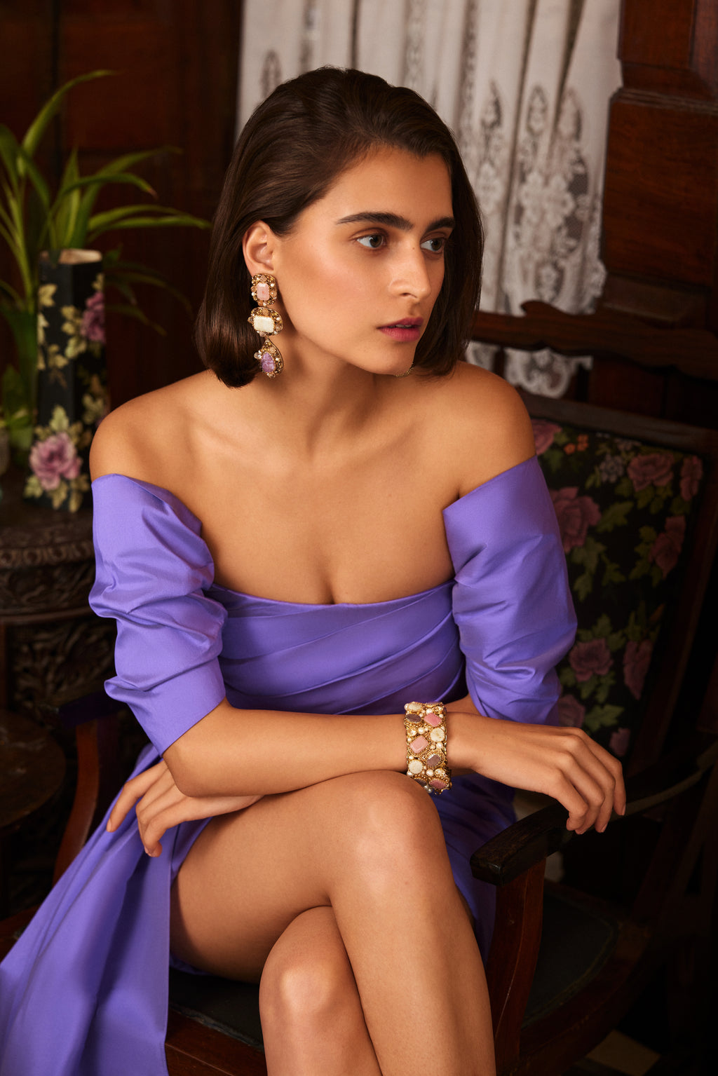 Lila Drape Dress