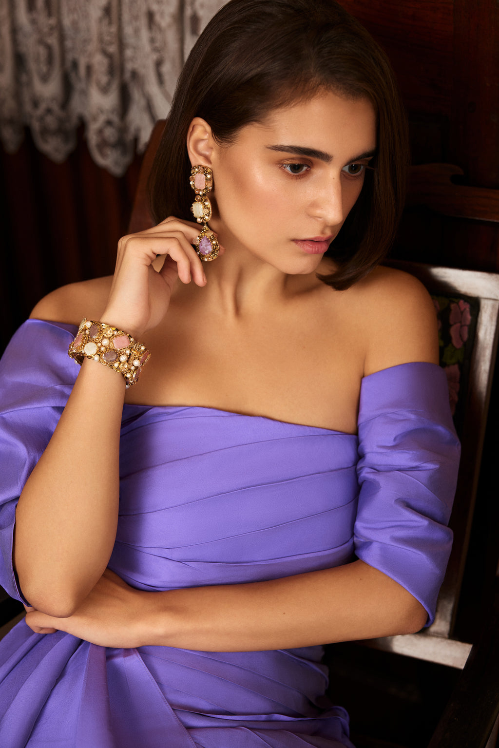 Lila Drape Dress