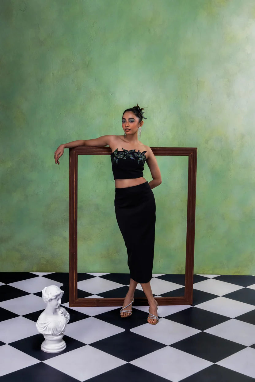 Emerald Muse Skirt Set